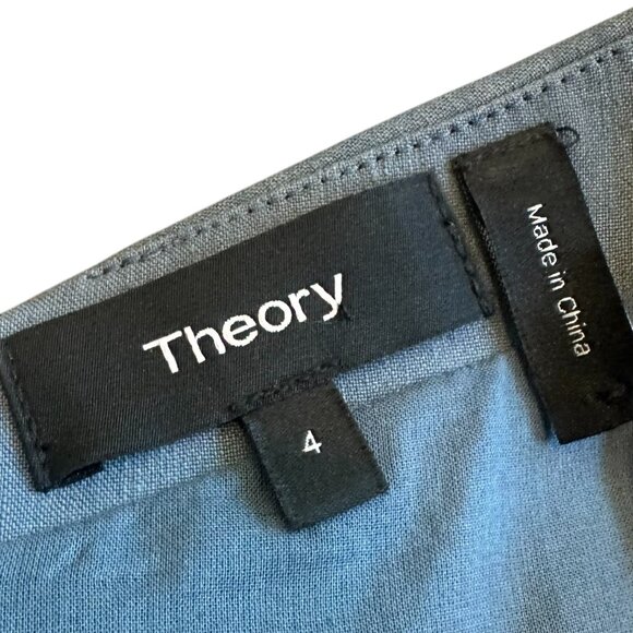 Theory Blue Midi Dress - Picture 11 of 11